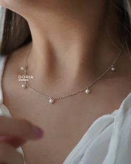 گردنبند مروارید آویز